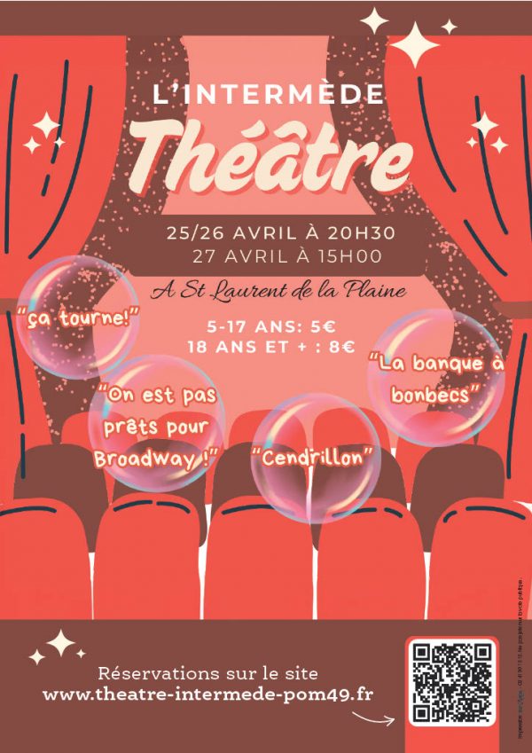 Le théâtre de l'intermède vous invite au spectacle des jeunes comédiens emmenés par Eva Besnier. De 7 à 18 ans, il ont hâte de vous montrer leurs talents à travers 4 pièces ! Venez les applaudir en nombre.